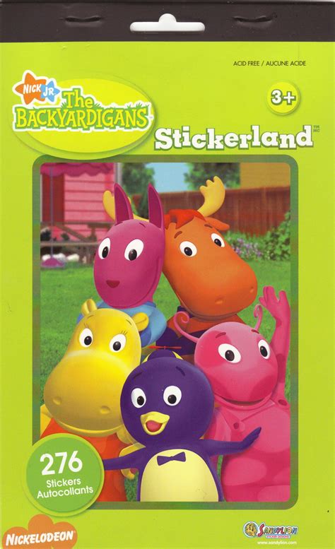 Nickelodeon Nick Jr The Backyardigans 276 Stickers Stickerland