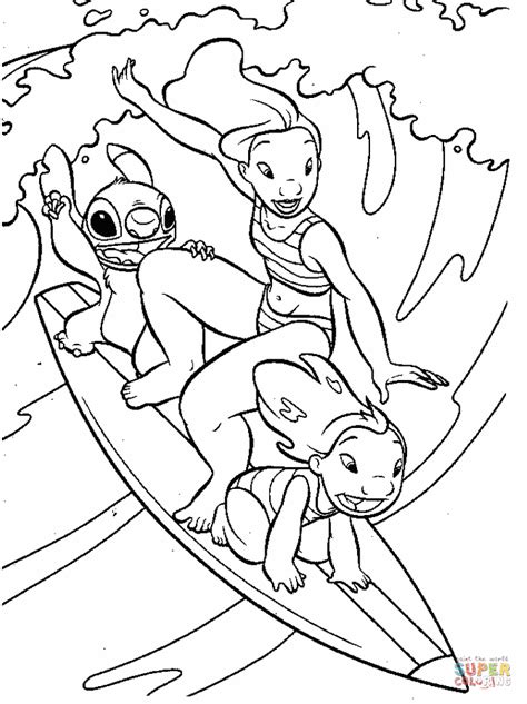 Select each link above, and print out the coloring page on an 8.5 x 11 piece of paper (print in landscape mode). Surfing coloring page | Free Printable Coloring Pages