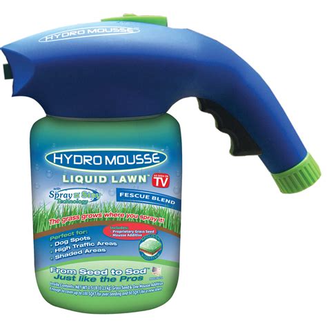 Hydro Mousse Liquid Lawn As Seen On Tv Fescue Blend Grass Seed 05 Lb