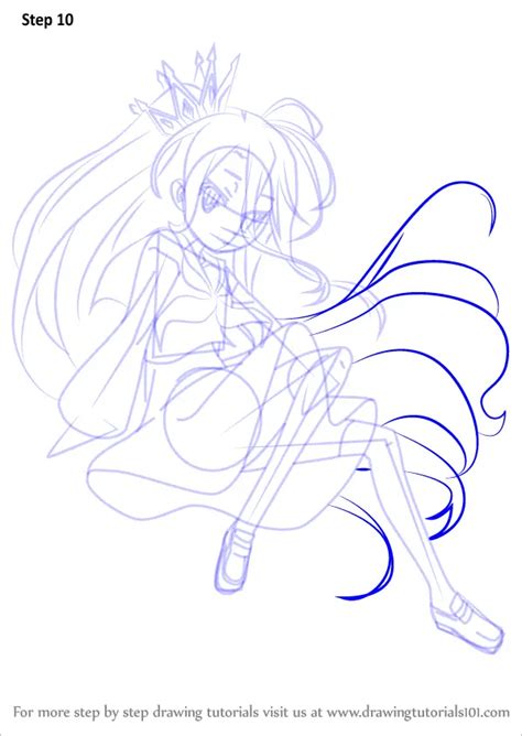 Learn How To Draw Shiro From No Game No Life No Game No Life Step By