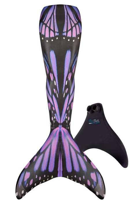 Fin Fun Mermaid Tail Reinforced Tips Monofin Majestic Monarch Adult
