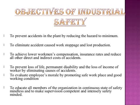 Moral hazard leads to less than full insurance, so that the insured retains some incentive to reduce accident costs. Industrial safety