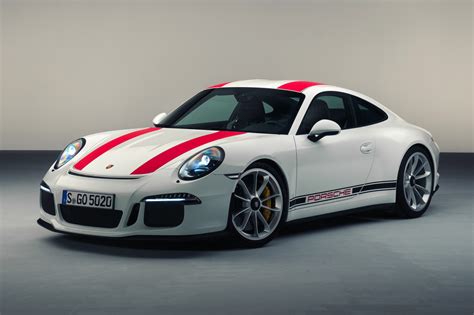 News Geneva 2016 Porsches 911 R Is A Striped Salute To The Loyal Purist