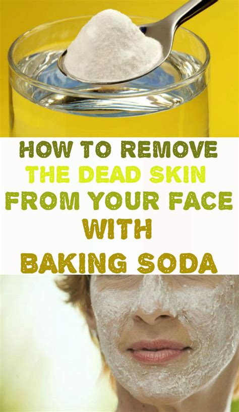 How To Remove The Dead Skin From Your Face With Baking Soda Tighten