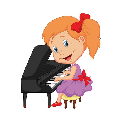 Clipart Piano Little Girl Clipart Piano Little Girl Transparent Free
