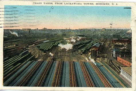 The National Railroad Postcard Museum Hobokens Great Lackawanna Terminal