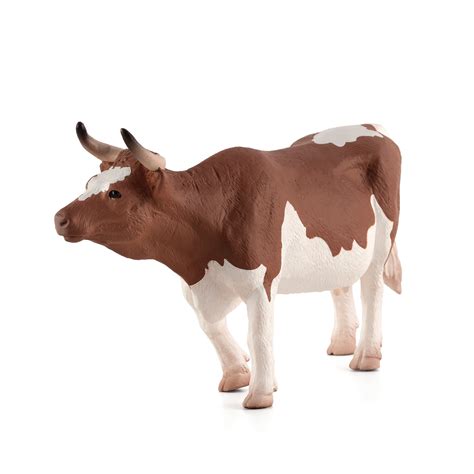 Mojo Realistic Farm Animal Figurine Simmental Cow