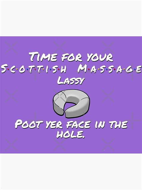 scottish massage meme poster for sale by massaginggeek redbubble