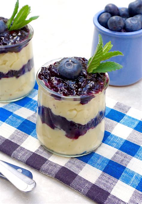 Blueberry Custard Parfait Combines Fresh Summer Blueberries With Creamy