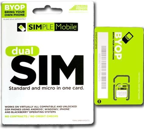 Simple Mobile Sim Card Kit Works Wt Mobile And Unlocked