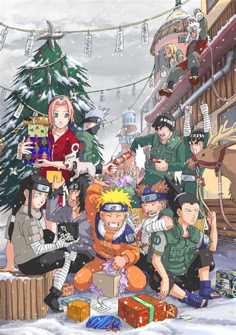Naruto Christmas By Risachantag On Deviantart