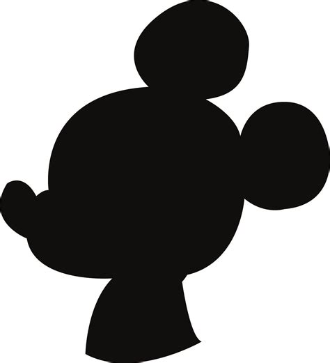Images For Mickey Mouse Silhouette Printable Mickey Mouse