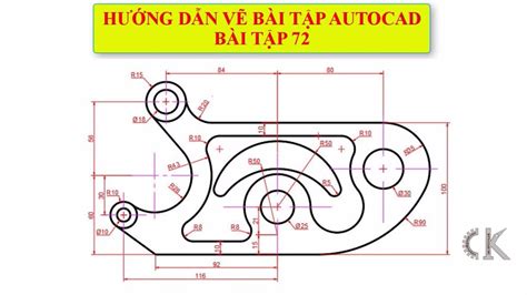 Hoc Autocad Co Ban Bai Tap Luyen Ve Autocad 2d Co Ban Bai 1 Youtube Otosection