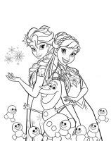 Anna si elsa surori de colorat. Desene cu Elsa și Ana de colorat, planșe și imagini de ...