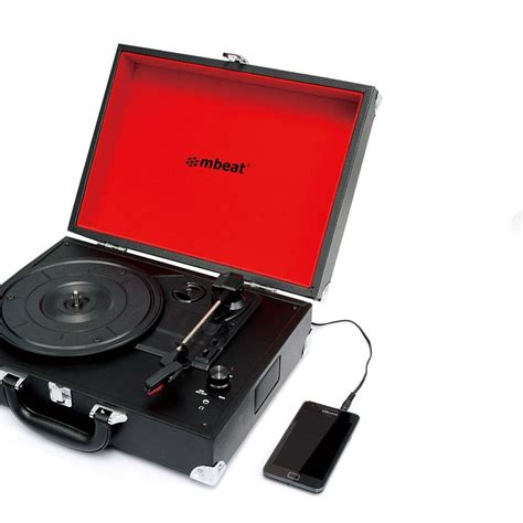 Mbeat Usb Tr88 Vintage Suitcase Record Player With Usb