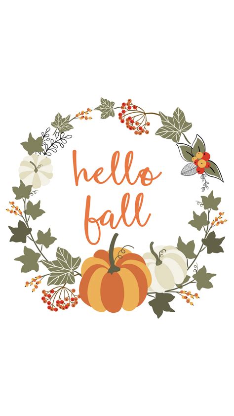 Hello Fall Smart Phone Wallpaper Fall Backgrounds For Apple Watch
