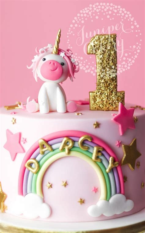 Unicorn cake pops unicorn cookies unicorn birthday. Magically Adorable Pretty in Pink Unicorn Birthday Cake ...