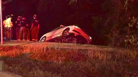 Car Drives Off Cliff And Nearly Into Ravine