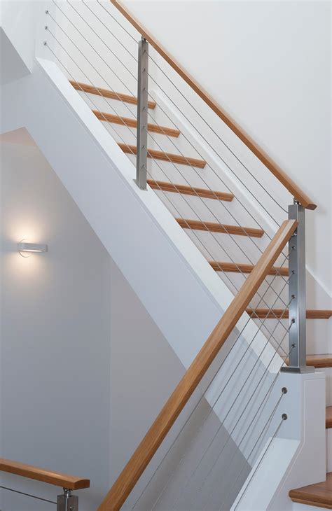 Modern Cable Stair Railing Cable Railing Cooper Stairworks Cable