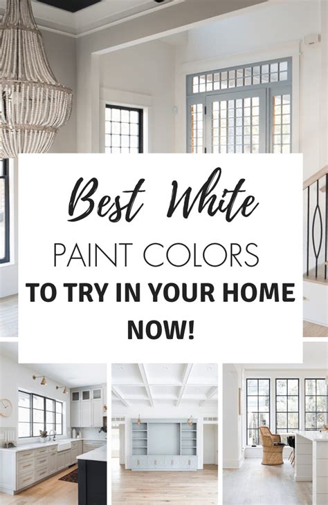 Best White Paint Colors Pin 3 • Project Allen Designs