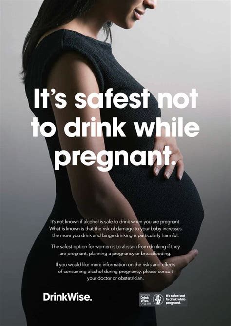 Posters Suggesting That Women Can Drink While Pregnant Stir Backlash