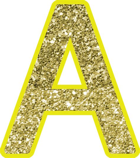 Glitter Letters Numbers And Symbols Gold Glitter Part 2 By Teach Simple