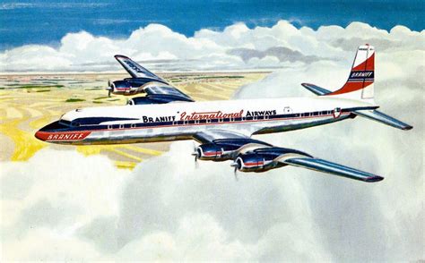 Established in 2001 as global aviation operations, the company created a trading as entity, global airways. Vintage Postcards - Braniff International Airways Douglas DC-7C Aircraft (Seven Seas), Circa ...