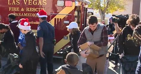 Southern Nevada Firefighters Surprise Children With Christmas Toys