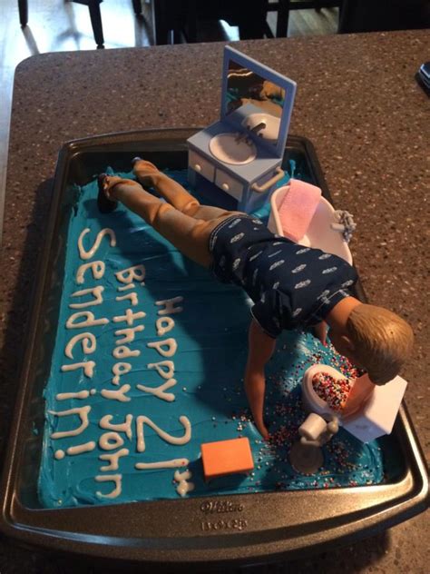 No fancy tools or special skills required! 21st birthday cake for him! #birthday #21stbirthday | 21st ...