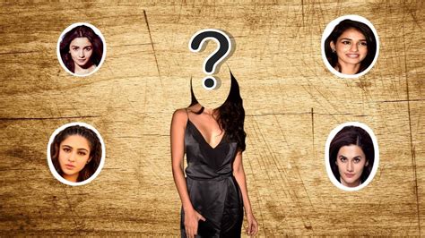 Guess The Name Of Actress Guess The Bollywood Actress With Bollywood