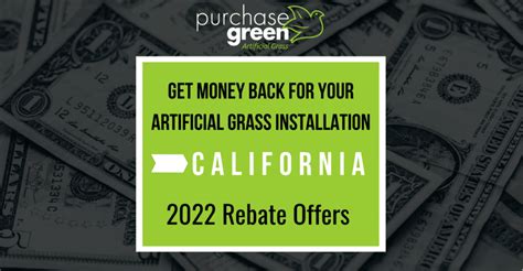 California Artificial Grass Tax Rebates