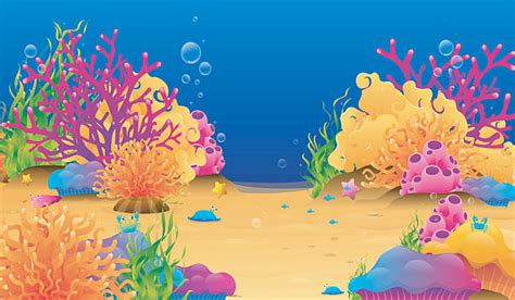 Cartoon Ocean Floor Clipart