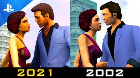 Gta Vice City Remastered Gameplay Comparison Youtube