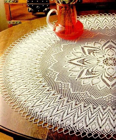 Patterns Crochet Tablecloth Pattern Crochet Lace Pattern Pineapple