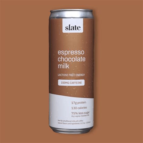 Slate Espresso Chocolate Milk Lactose Free 11 Fl Oz Pack Of 12