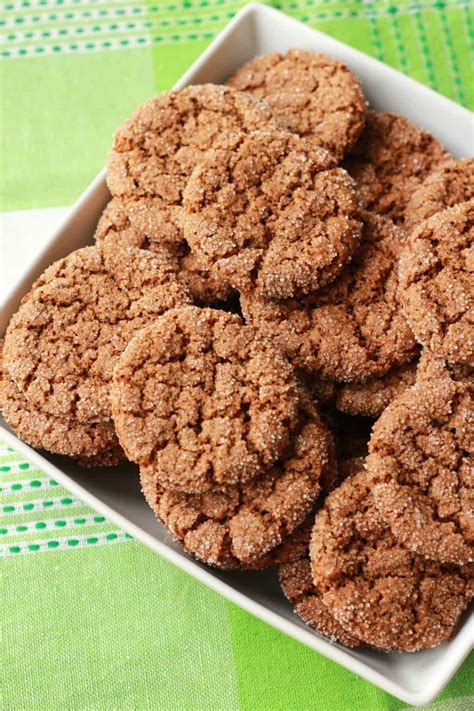 Vegan Gingersnap Cookies - Loving It Vegan