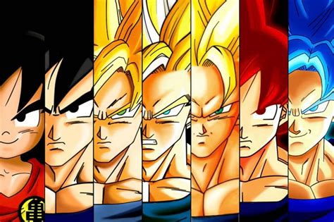 Dragon Ball Un Artista Hace Increíbles Dibujos De Las Transformaciones