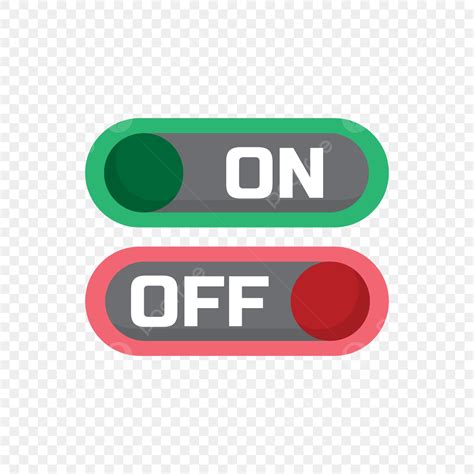 On Off Button Vector Art Png On Off Button Icon On Off Button Png