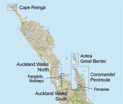 Aotea Great Barrier Island Topographic Map Newtopo Nz Ltd