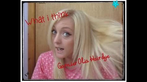 You can see my efforts last time with garnier olia 7.13 dark beige blonde this time she chose garnier olia 7.0 in dark blonde. Garnier Olia Hairdye - What I Think - YouTube