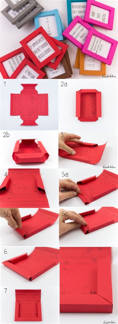 Diy Paper Frame Tutorial Step By Step Step By Step Ideas