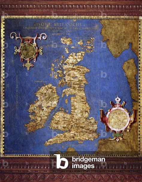 The British Isles Map C1567 Mural Painting By Danti Egnazio 1536 86
