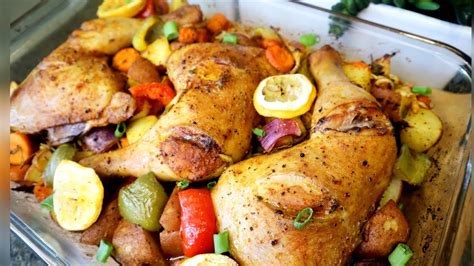 Oven Baked Chicken And Potatoes Recipe Soft Juicy And Very Yummy