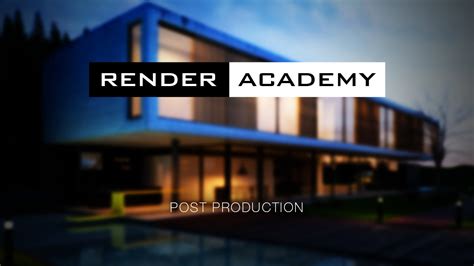 Render Academy - Render post production with Photoshop - YouTube