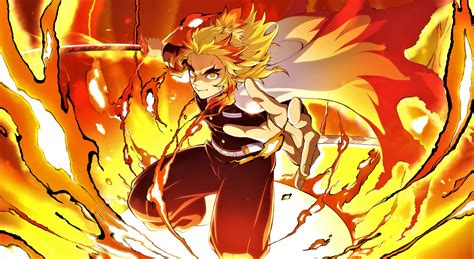 Kyojuro Rengoku Flame Hashira Enbashira Flame Breathing Demon Slayer
