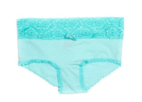 Premium Photo Female Striped Lace Panties