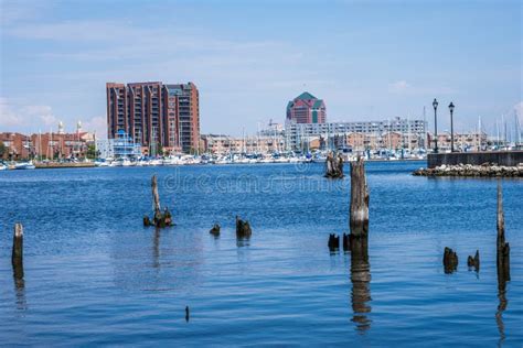 Fells Point Canton Waterfront In Baltimore Maryland Editorial Photo