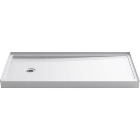 Kohler Rely White Acrylic Shower Base 30 In W X 60 In L With Left Drain