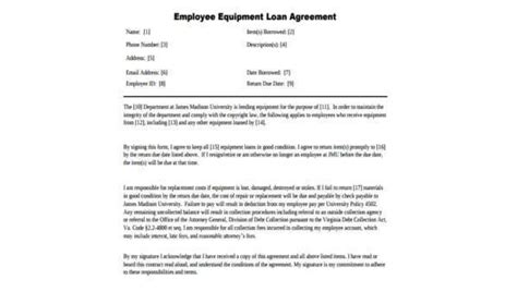 sample employee loan agreements   documents