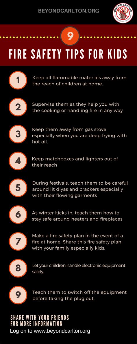 9 Fire Safety Tips For Kids